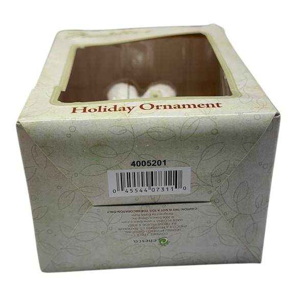 2006 Enesco Foundations Angel Ornament Bell Hear the Music of Angels Karen Hahn - Picture 4 of 4